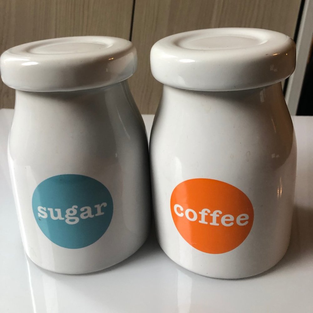 SUGAR + COFFEE CANISTERS